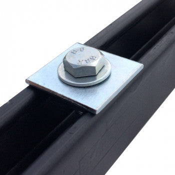 M10 SQUARE PLATE WASHERS - (BOX OF 100) - 40X40X3MM - BZP