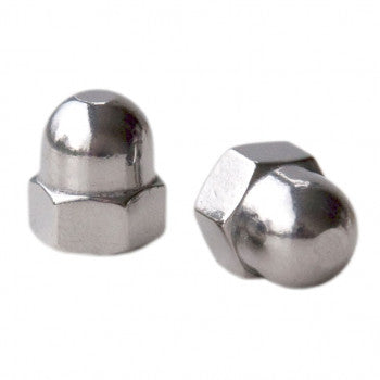 M10 DOME NUTS - (BZP) X 100
